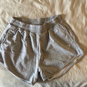 Gray gymshark sweat shorts